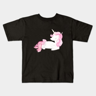 Cute Watercolor Unicorn Kids T-Shirt